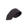 HERMES Schwarze Heavy Metal Krawatte 7 cm 157580890 [P]