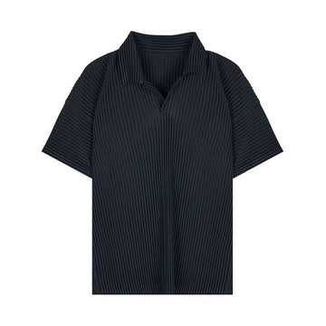 ISSEY MIYAKE 15 SS26 Herren Falten Polo T-Shirt 157581639