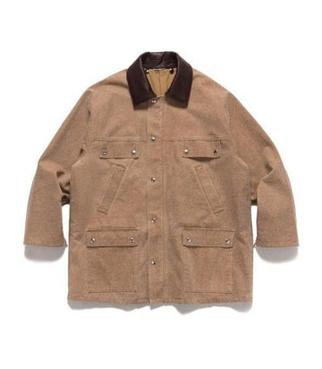 Auralee Washed Canvas Bomber LIME Green Organic Hunting A24AB01HG 152201956