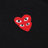 COMME DES GARCONS ダブルハートワッペンTシャツ 157581660 [P]
