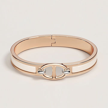 HERMES Mini Click Chantal Armband Creme 157027456