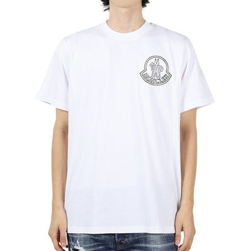 MONCLER Herren Logo-Print T-Shirt (Weiß) 8C00056 89AJS 00A 143059860