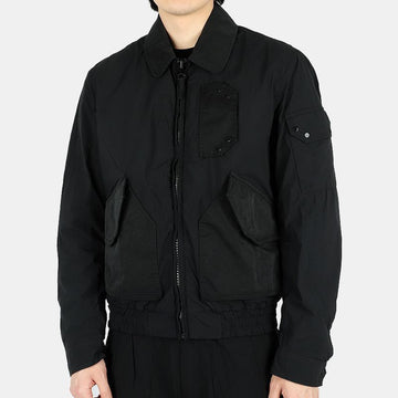 Ten C Men's Multi-Pocket Bomber Zip-Up Jacket (Black) 22CTCUC01154 003780 999 54759855