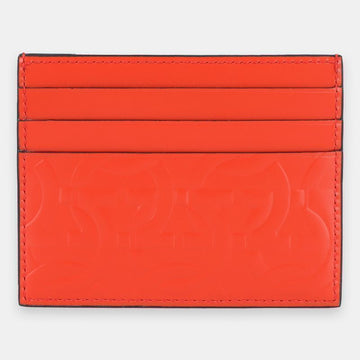 SALVATORE FERRAGAMO Gancini-Logo-Muster-Kartenhalter (Rot) 660904 003 54764021