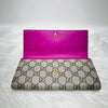 GUCCI Supreme Canvas Klapp-Wallet Rot 410100 157590160 [P]