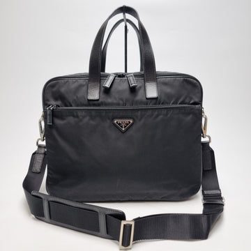 PRADA サフィアーノ 2WAY ブリーフケース ブラック 2VE407 157590183