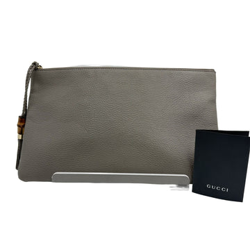 GUCCI バンブーテイシュレザークラッチバッグ 449653 154492240 [P]