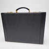 Dior Honeycomb Attache Briefcase Black Gold 157591567 [P]