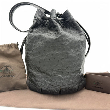 COLOMBO Hobo-Tasche aus Straußen- und Krokodilleder 154492443