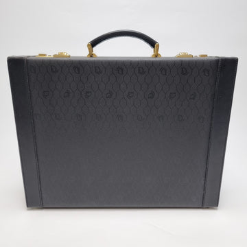 Dior Honeycomb Attache Briefcase Black Gold 157591567