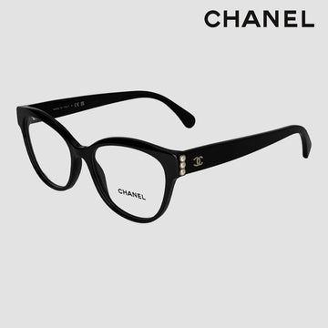 CHANEL Butterfly Glasses Triple Pearl CH3440H A75266 C622 Black 156246211