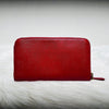 Prada Saffiano Red Zip Around Wallet 1M0506 157592406 [P]