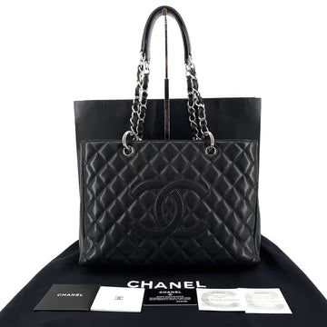 CHANEL Caviar Grand Shopping Shoulder Bag 157593053