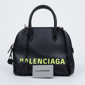 BALENCIAGA ビル トップ スモール ハンドル トート ショルダーバッグ ブラック 157090763