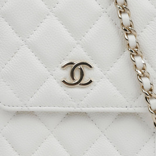 CHANEL CC Logo Caviar Phone Holder Schulter Crossbody Bag AP3307 157090920