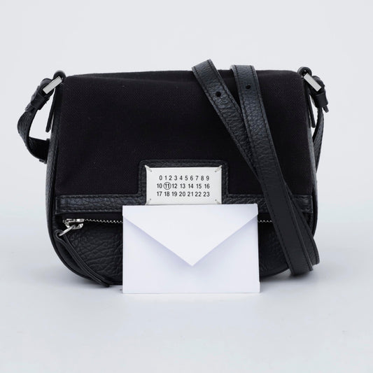 MAISON MARGIELA 5AC Pochette aus Kalbsleder Schwarz 157119653