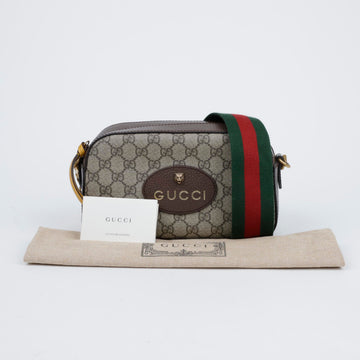 GUCCI Neopren Vintage GG Supreme Canvas Messenger Bag 157202459