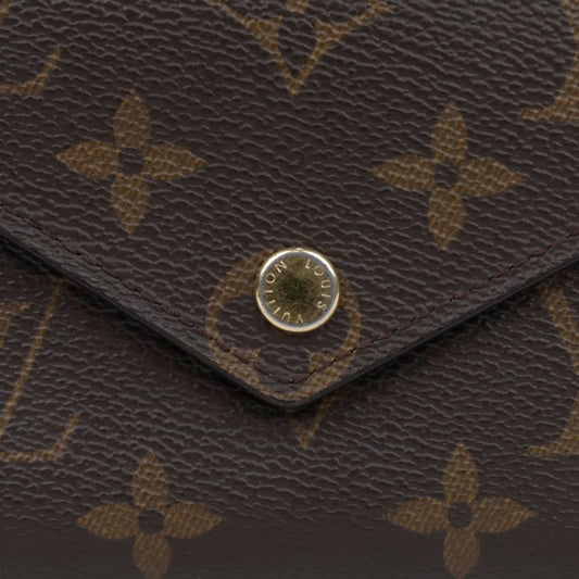 LOUIS VUITTON Monogram Canvas Victorine Geldbörse Braun 157314132