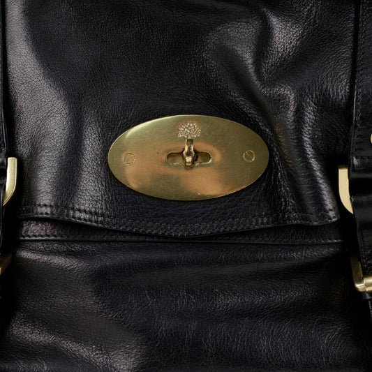MULBERRY Oversized schwarze Leder Tote Tasche 157090855