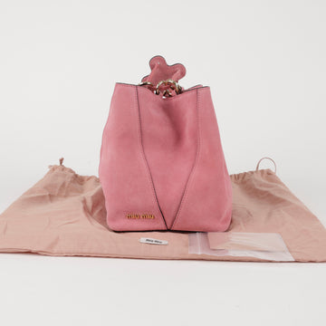 MIU MIU Logo Drawstring Bucket Schultertasche 157299245
