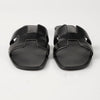 HERMES Oran Sandalen aus Kalbsleder Schwarz 157312093 [P]