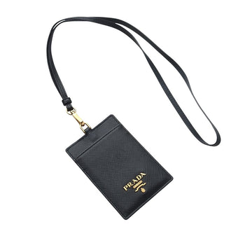 PRADA サフィアーノ ゴールドロゴ ネームタグ カードホルダー 37415Y-2 157594248