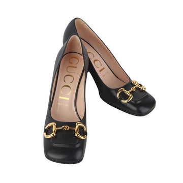 Gucci Horsebit Mid-Heel Pumps 37417Y 157594257