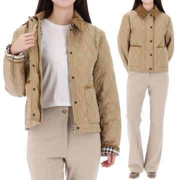 BURBERRY Quilted Cropped Jacket 157594405