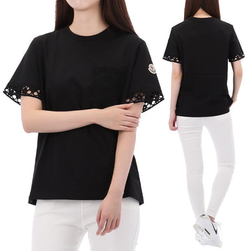 Moncler Short Sleeve T-Shirt with Logo Embroidery 157600191