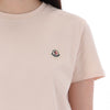 MONCLER Logo-Patch T-Shirt in Pink für Erwachsene, Größe 12A und 14A 157600349 [P]