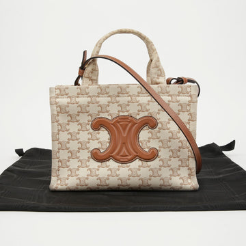 CELINE タイス テキスタイル トリオンフ プリント スモール トートバッグ 157343741