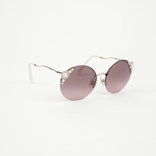 Miu Miu Round Sunglasses 157519363 [P]