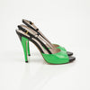 Miu Miu Two-Tone Open-Toe Sandal Heel 157521349 [P]