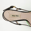 Miu Miu Two-Tone Open-Toe Sandal Heel 157521349 [P]