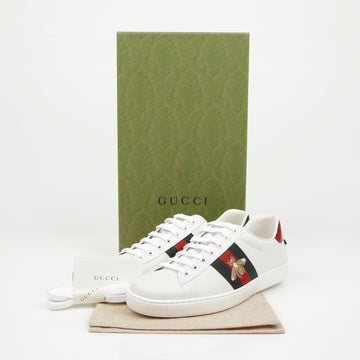 Gucci Bee Embroidered Ace Sneakers 6 157521503