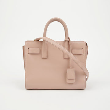 SAINT LAURENT Nano-Größe pink Leder Sac de Jour Tote und Schultertasche 157521829