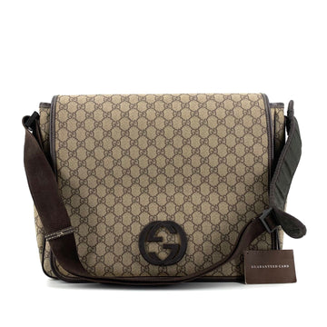 GUCCI Interlocking PVC Große Umhängetasche 222291 157601156