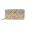 Louis Vuitton Monogram Multicolor Zippy Wallet White M60241 157601295 [P]