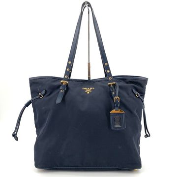PRADA Pocono Schultertasche Navy 157601474