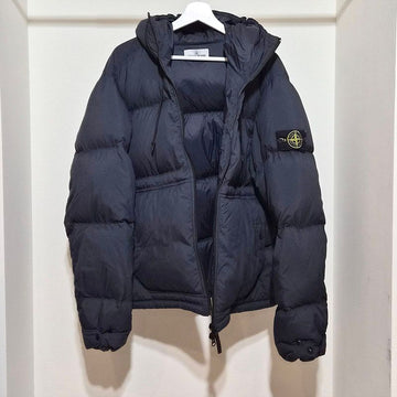STONE ISLAND マットリップストップダウンパディングジャケット L213442 157604280