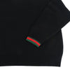 Gucci Web Trim Oversized Cashmere Wool Sweater XS 37420Y 157604486 [P]