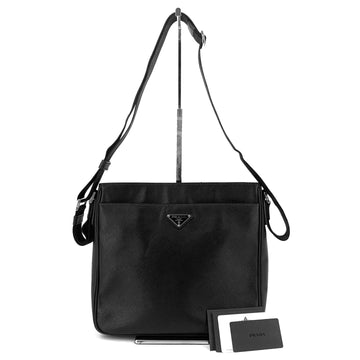 Prada Saffiano Triangle Logo Messenger Bag Crossbody 2vh086 157608535 [P]