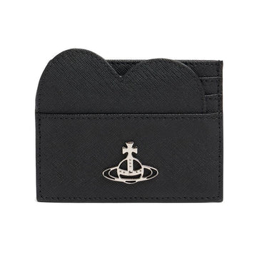 VIVIENNE WESTWOOD ハートカードケース ブラック 153589117 [P]