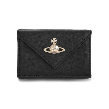 VIVIENNE WESTWOOD 26SS ORBロゴエンベロープサフィアーノ二つ折り財布 ブラック 5115002EW L001N N402 150834936 [P]