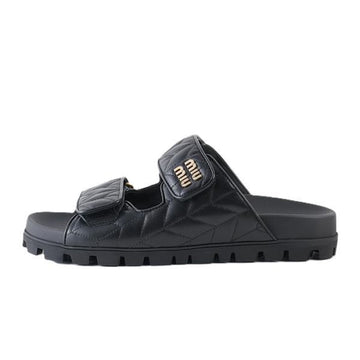 MIU MIU Matelassé Nappa-Leder Sandalen 153047698
