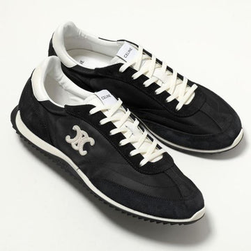 CELINE Triomphe Racer Low Top Sneaker aus Nylon und Wildleder (364945257C 38AW) 157632321