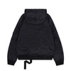 Rick Owens GIMP Eyelet Detail Hooded Jacket in Dark Shadow 125680707 [P]