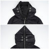 Rick Owens GIMP Eyelet Detail Hooded Jacket in Dark Shadow 125680707 [P]