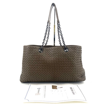 BOTTEGA VENETA Intrecciato Kette Schultertasche 157639696