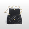 CHANEL Edel-Lammleder Schmuck mittelgroße Klapptasche schwarz AS3480 157640232 [P]